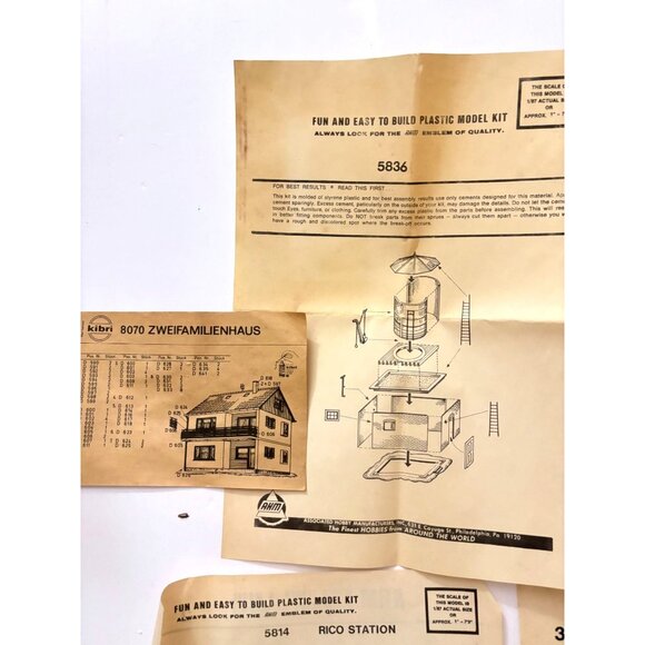 Vintage Kibri 8502 Western Saloon Model Kit Holiday Family Craft - Picture 6 of 10